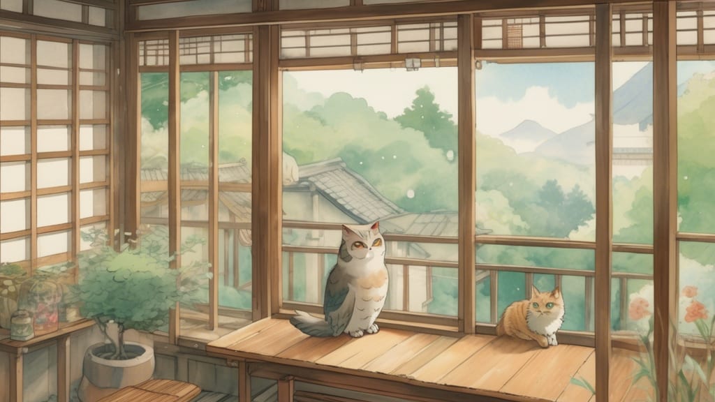 Umineko Cafe - Animal Cafe Cafe in Joetsu, Japan