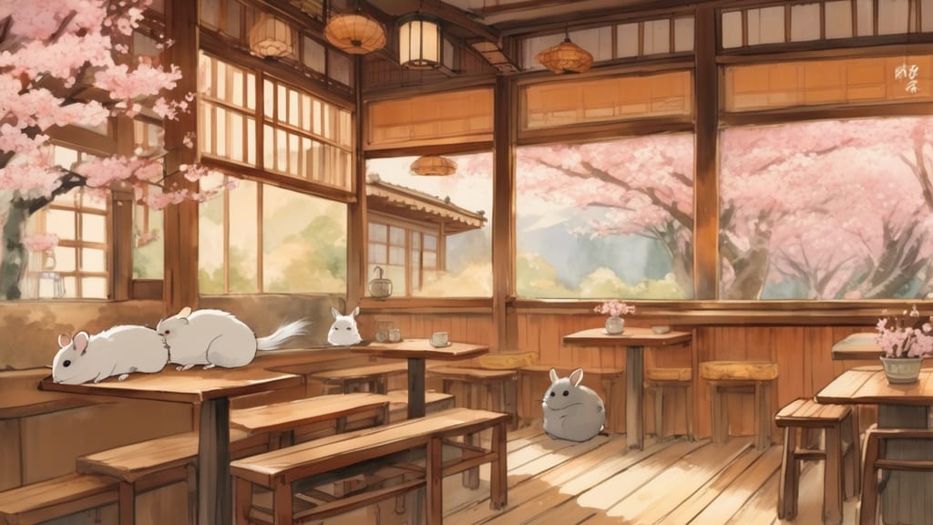 Kuki Cake. - Animal Cafe Cafe in Takabatakecho, Japan