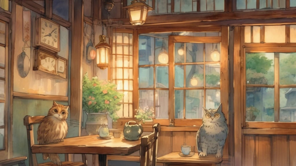 Cafe Brioche - Animal Cafe Cafe in Fujiyoshida, Japan