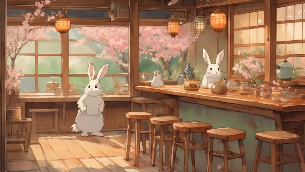 Rainbow Cafe - Animal Cafe Cafe in Nishio, Japan