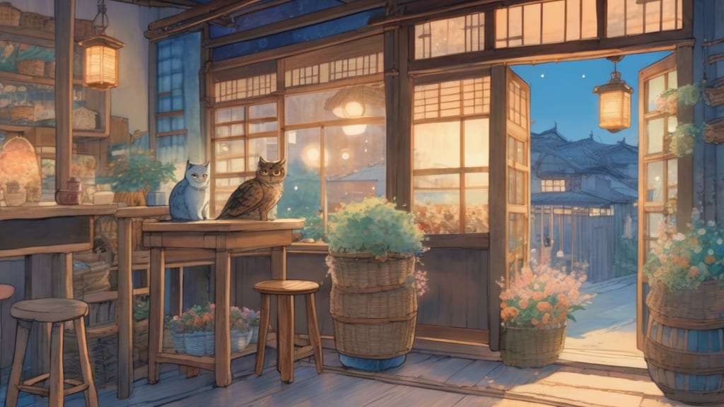 ULU - Animal Cafe Cafe in Minokamo, Japan