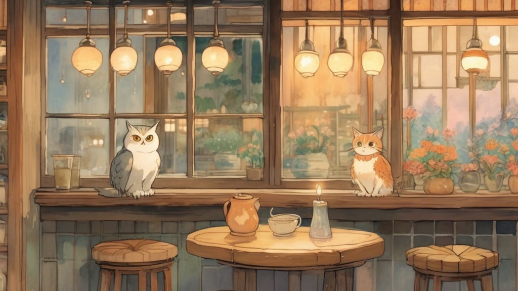 Futatsu Sumire - Animal Cafe Cafe in Ichikikushikino, Japan