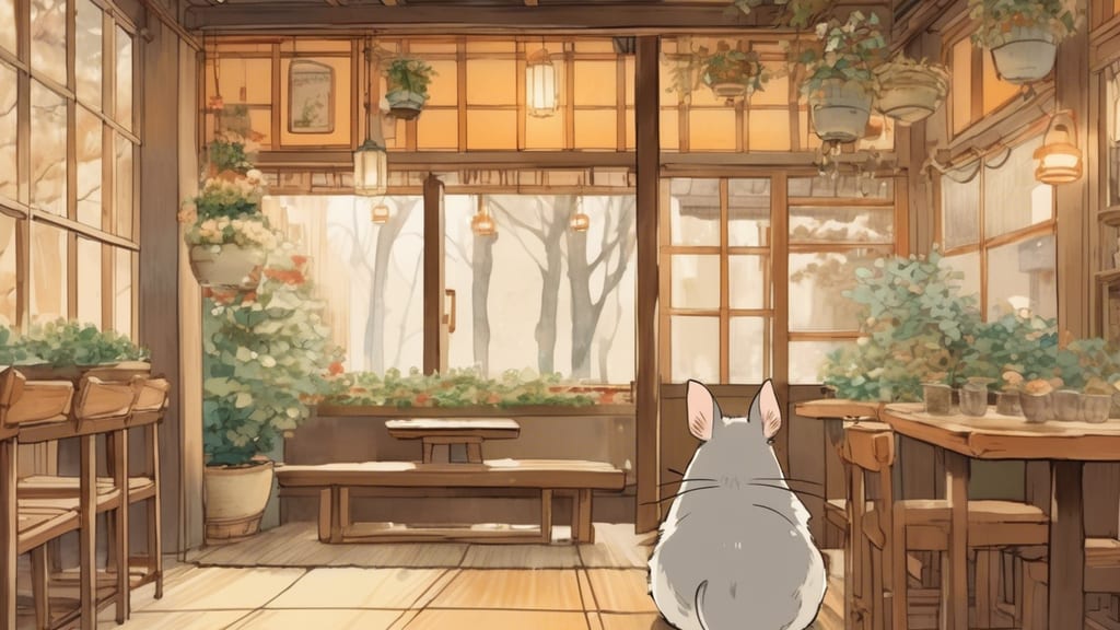 みやじま喫茶 VOYAGE - Animal Cafe Cafe in Hatsukaichi, Japan