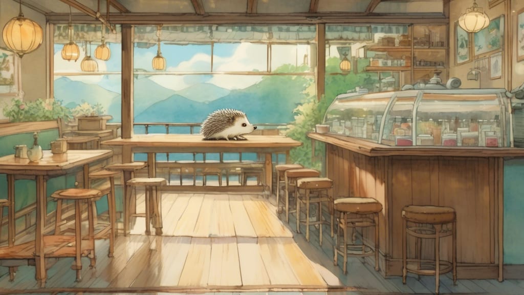 晴れた日のカフェ sora - Animal Cafe Cafe in Uda, Japan