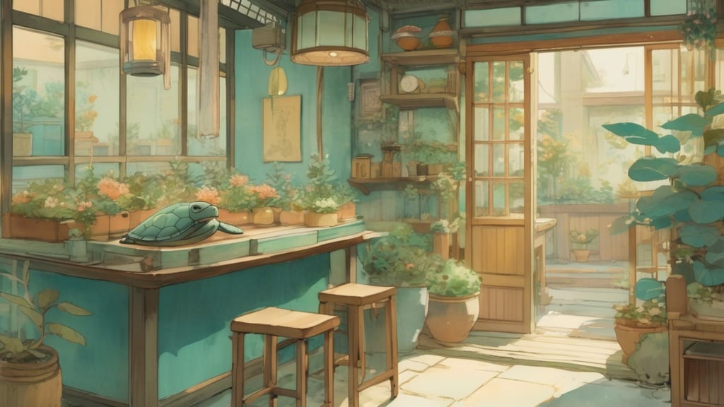 Ame - Animal Cafe Cafe in Nikaho, Japan