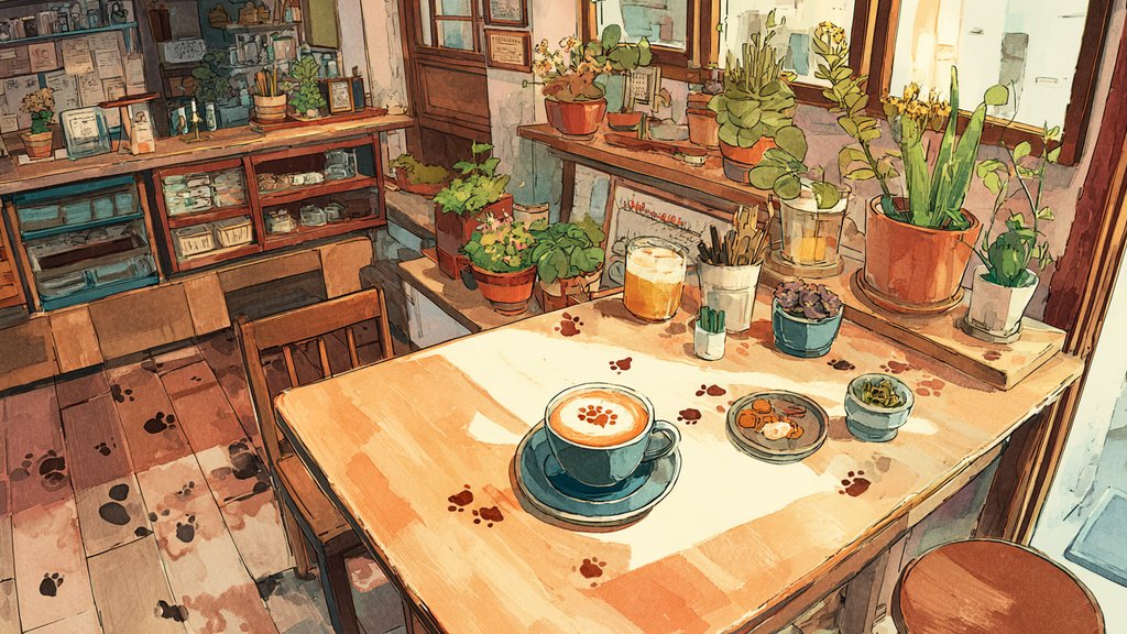 Temari No Oshiro - Animal Cafe Cafe in Musashino, Japan