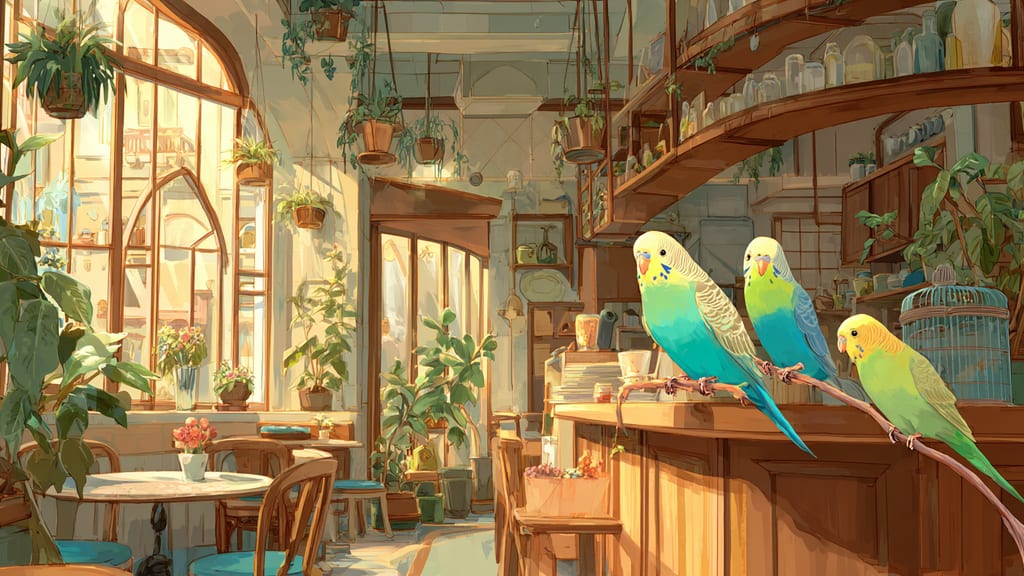 Torino iru Cafe - Bird Cafe Cafe in Bunkyo City, Japan