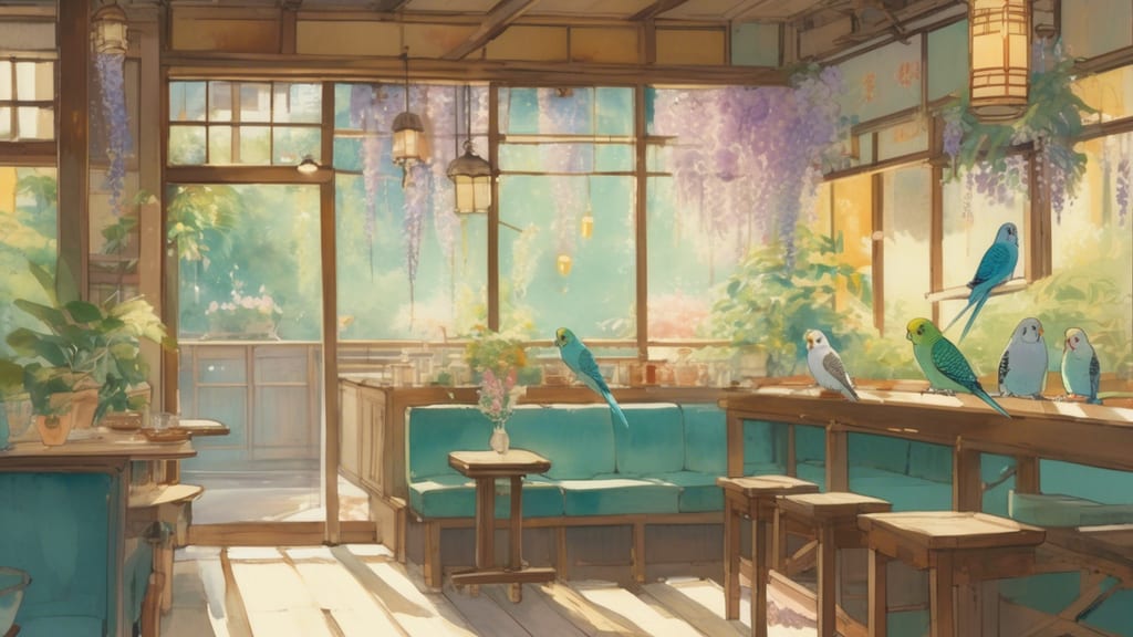 Blue Blanc - Bird Cafe Cafe in Fujiyoshida, Japan