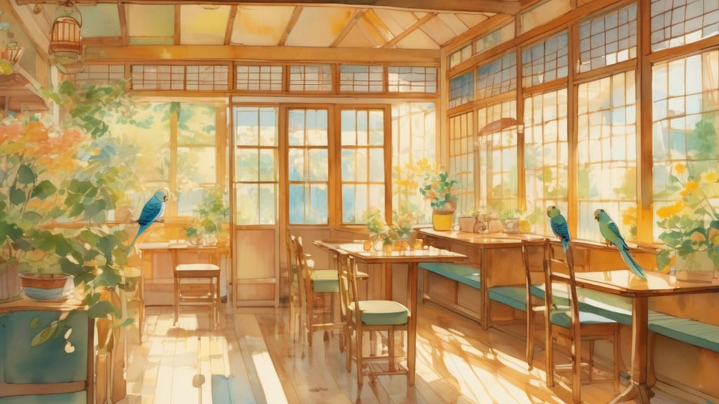 新一福荘(豆柴カフェ＆豆柴専門店) - Bird Cafe Cafe in Sanyoonoda, Japan
