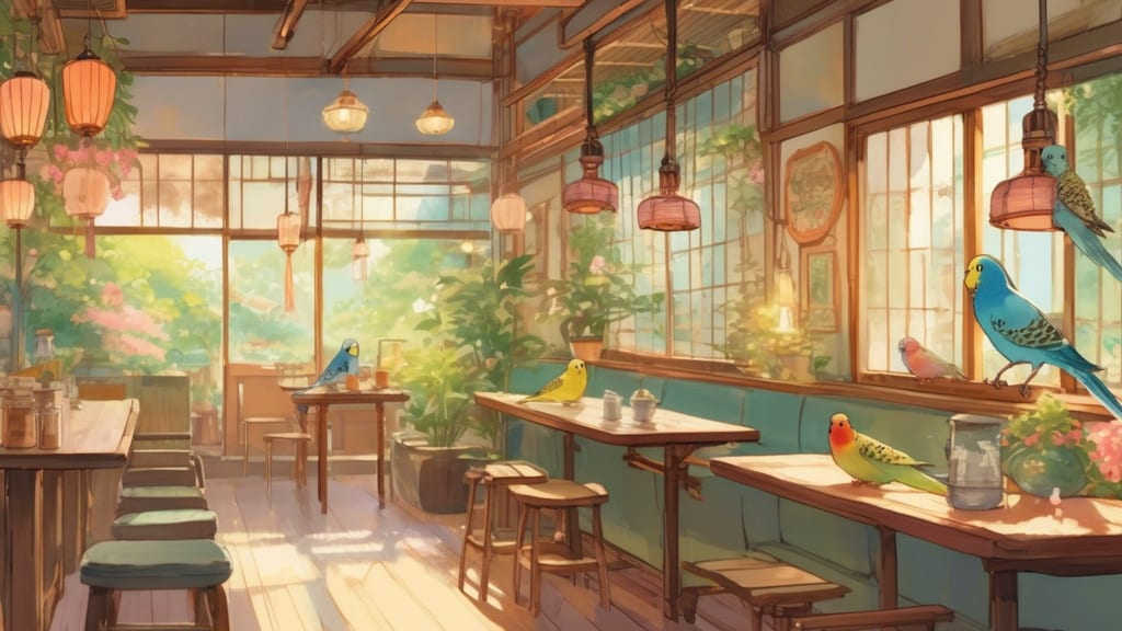 cafe和をむ (かふぇわおん) - Bird Cafe Cafe in Otsu, Japan