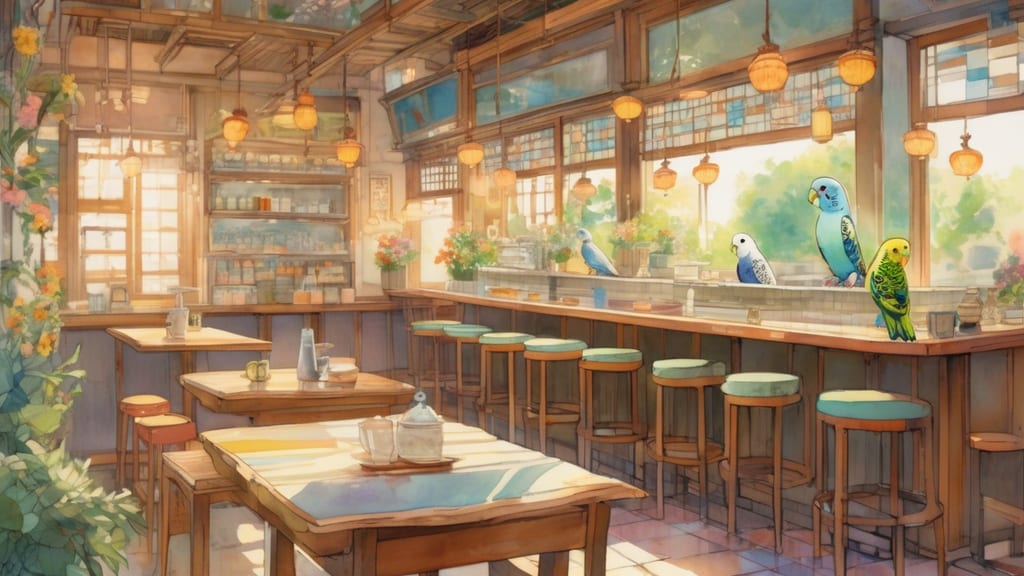 Kotori Cafe - Bird Cafe Cafe in Hirosaki, Japan