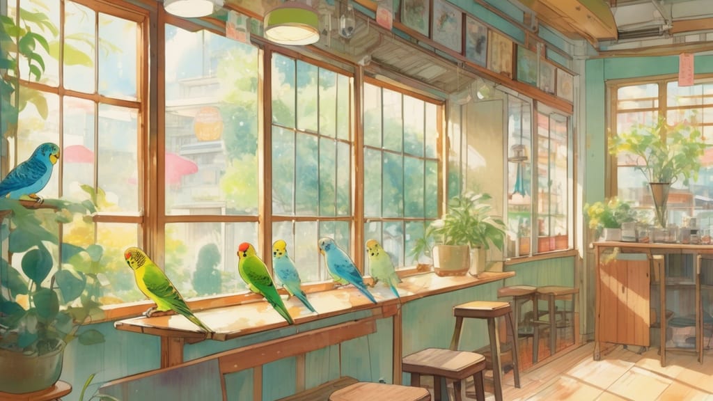 Takahama Café - Bird Cafe Cafe in Yuyama, Japan