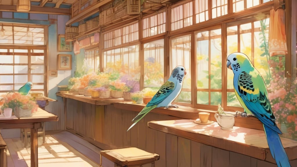 cafe neko to kotori tei - Bird Cafe Cafe in Furano, Japan