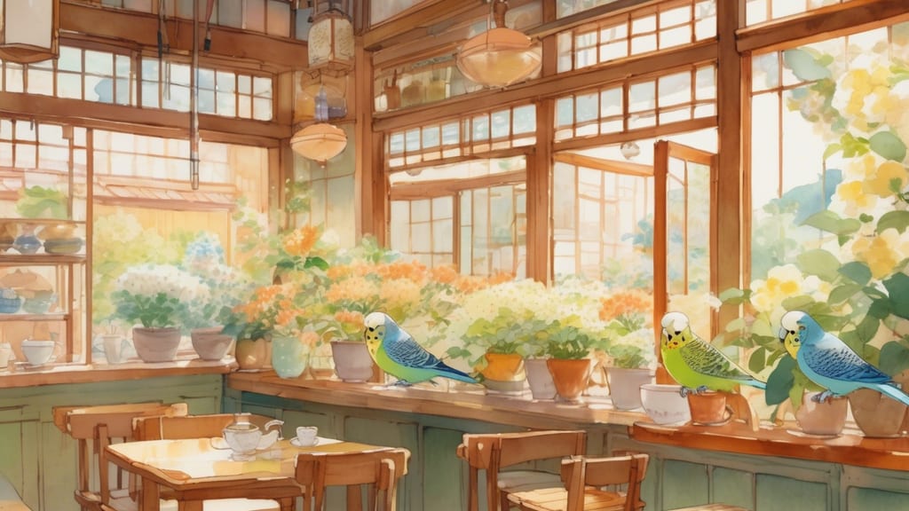 Hitori Cafe Ton - Bird Cafe Cafe in Koriyama, Japan