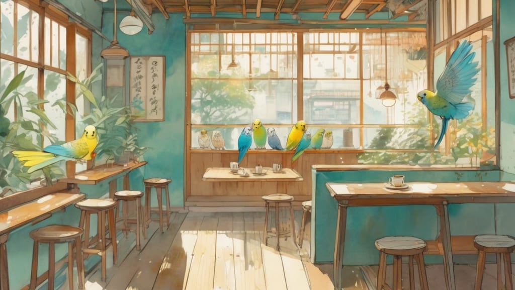 AOAKUA - Bird Cafe Cafe in Hakuto, Japan