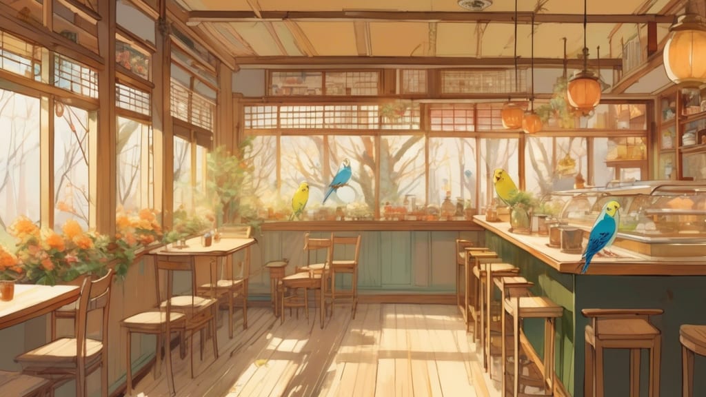 鳥カフェ 羽っぴー - Bird Cafe Cafe in Hamamatsu, Japan