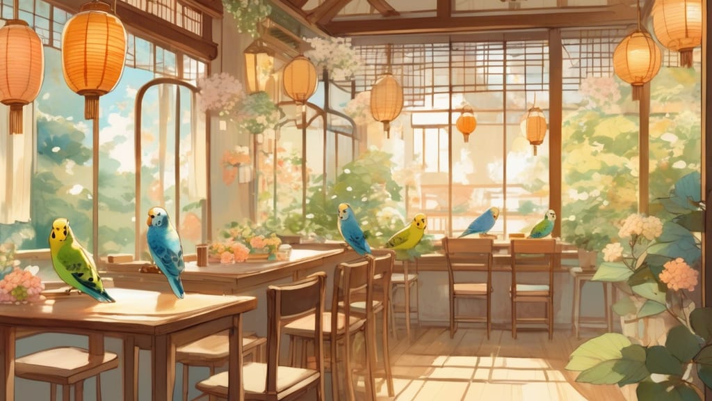 ふくろうのいるカフェ メンフ倶楽部 - Bird Cafe Cafe in Yoichi District, Japan