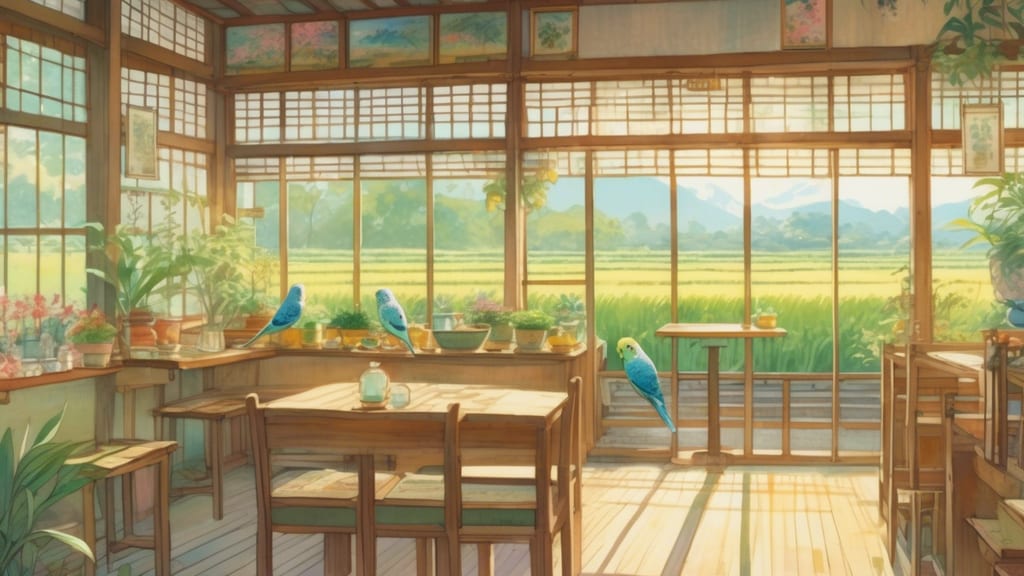 CAFE "With a view of Mt Fuji" - Bird Cafe Cafe in Fujikawaguchiko, Japan