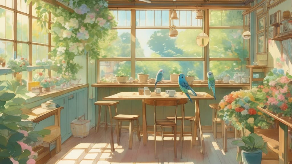 blue bird COFFEE kibitsu - Bird Cafe Cafe in Okayama, Japan