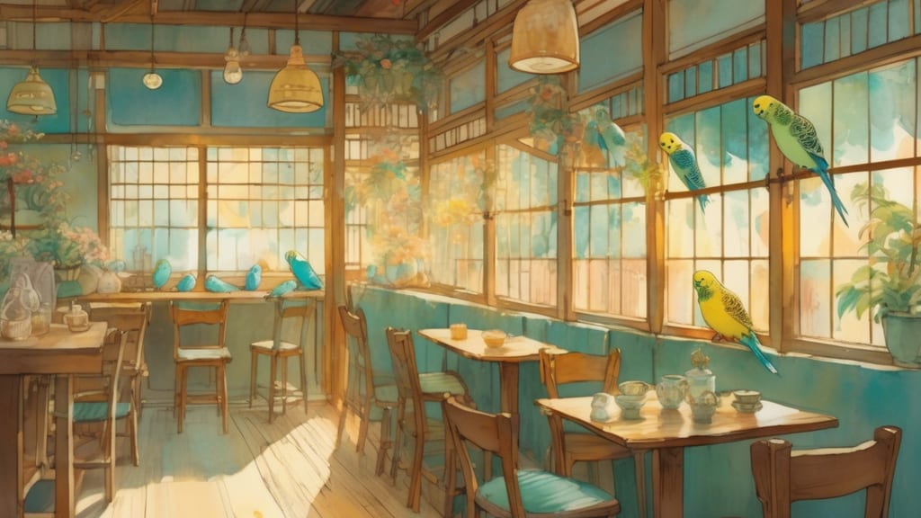 cafe Blue Bird - Bird Cafe Cafe in Obihiro, Japan