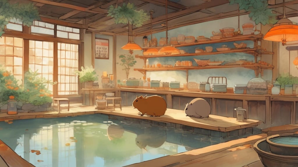 Moff animal cafe LaLaport Fukuoka - Capybara Cafe Cafe in Fukuoka, Japan