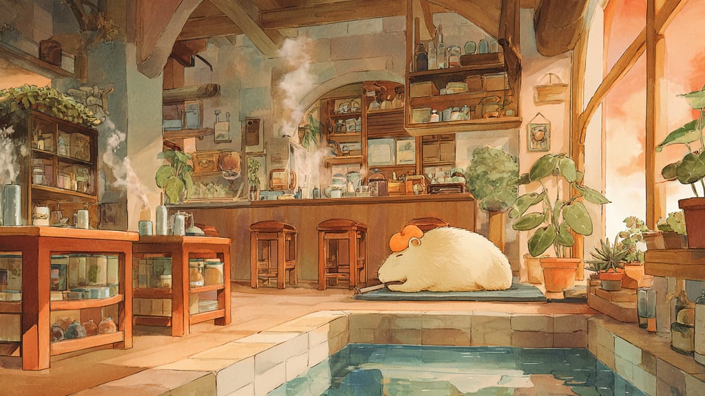 本と珈琲 カピバラ - Capybara Cafe Cafe in Kofu, Japan