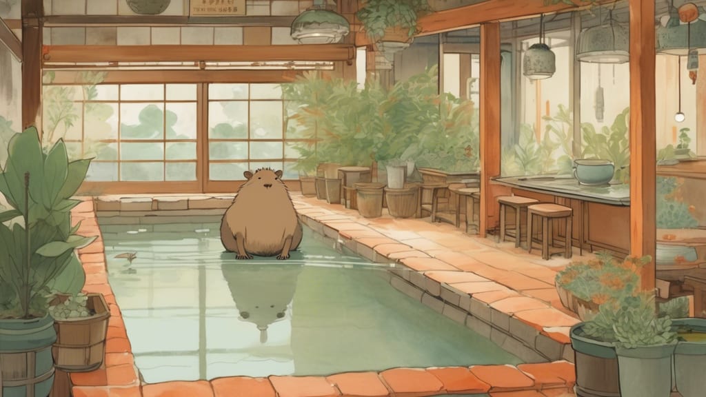 エキゾチックアニマルカフェRicky仙台泉店 - Capybara Cafe Cafe in Sendai, Japan