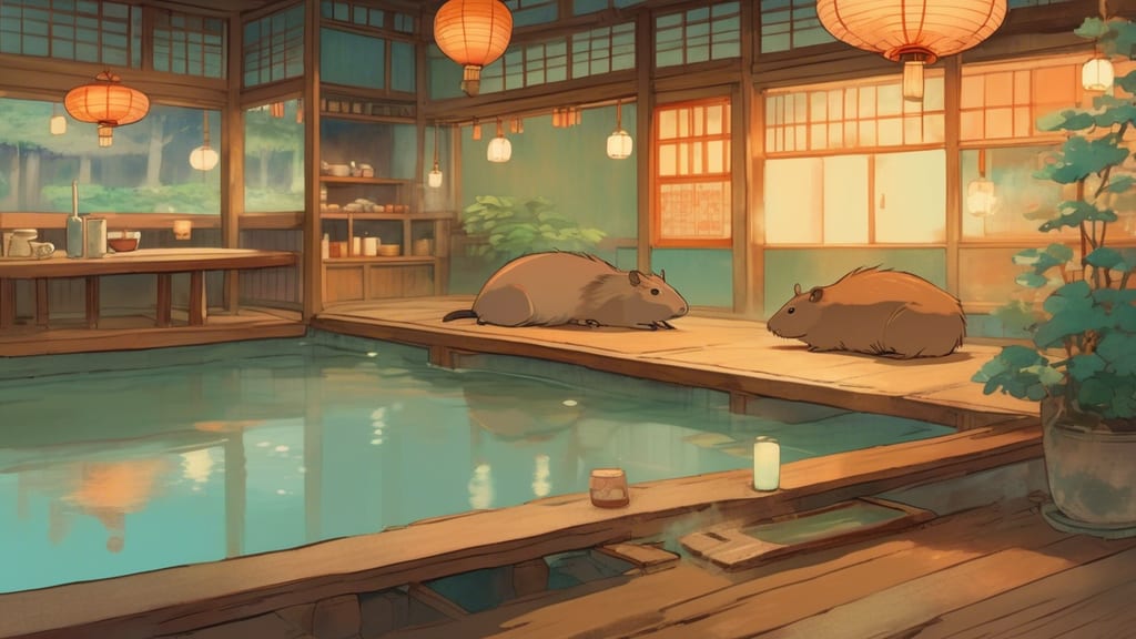 Nagasaki Bio Park - Capybara Cafe Cafe in Saikai, Japan