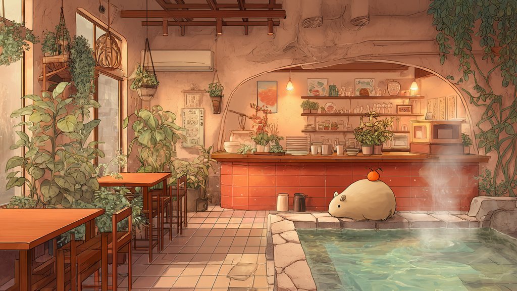 Capy Neko Cafe Kichijoji - Capybara Cafe Cafe in Musashino, Japan