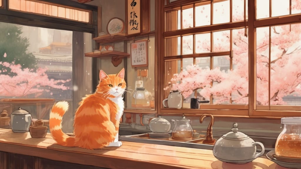 里親募集型保護猫×古民家カフェ Cafe Gatto - Cat Cafe Cafe in Koga, Japan