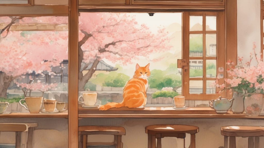Cat - Cat Cafe Cafe in Hirosaki, Japan