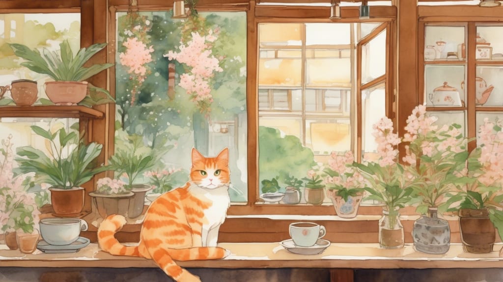 Cat Garden - Cat Cafe Cafe in Ichinomiya, Japan