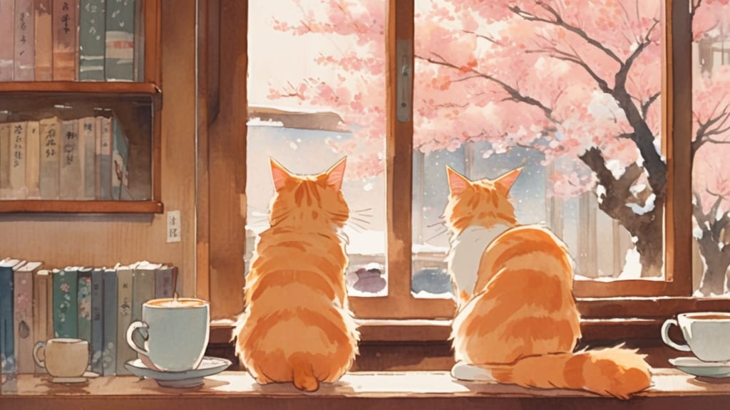 Nekonchi - Cat Cafe Cafe in Kurume, Japan