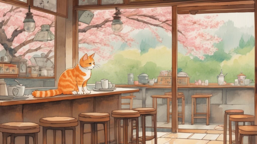 Houtong - Cat Cafe Cafe in Hirosaki, Japan