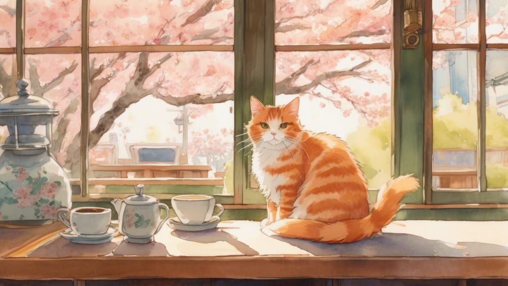 Roman - Cat Cafe Cafe in Ise, Japan