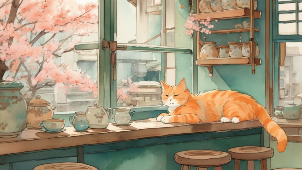 Kissa Maru to Suupu to Neko Biyori - Cat Cafe Cafe in Utsunomiya, Japan