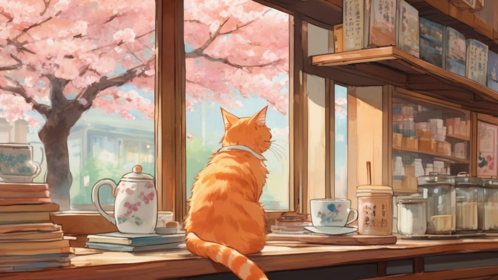 喫茶 ちゃーり - Cat Cafe Cafe in Kushiro, Japan