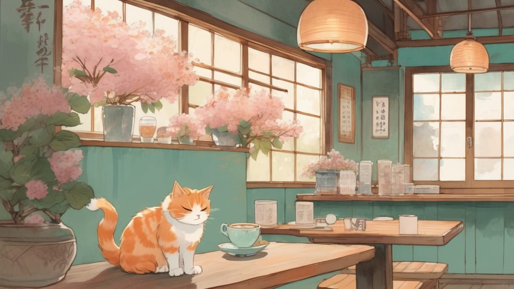 Cat'sworld - Cat Cafe Cafe in Yonago, Japan