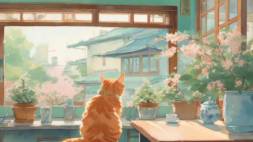 おうち猫カフェ ねこやすみ - Cat Cafe Cafe in Horikawahongo, Japan