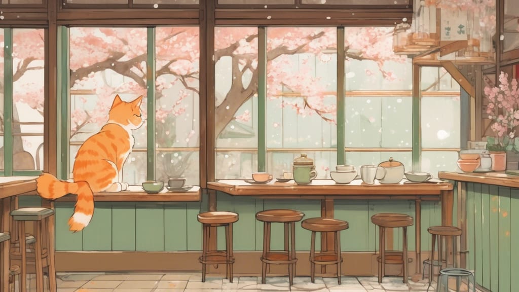アロマ&ねこカフェ CORON - Cat Cafe Cafe in Shari District, Japan