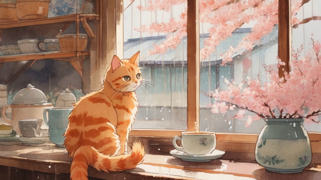 Nekonote - Cat Cafe Cafe in Hirakata, Japan