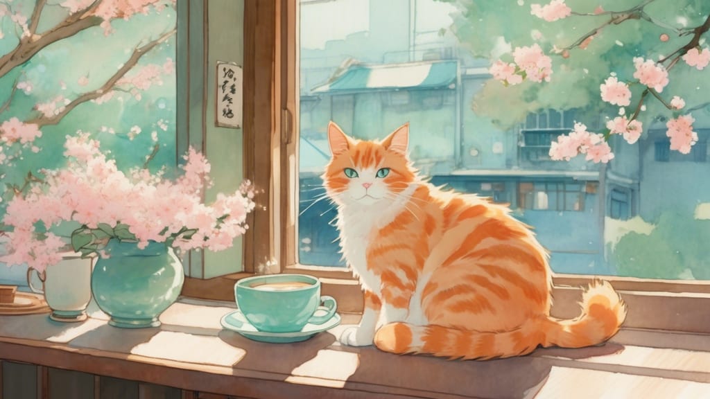 ゆるりカフェ - Cat Cafe Cafe in Kikuchi, Japan