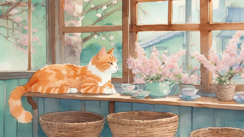 THE CAT RETREAT at UTANEKODO - Cat Cafe Cafe in Kyoto, Japan