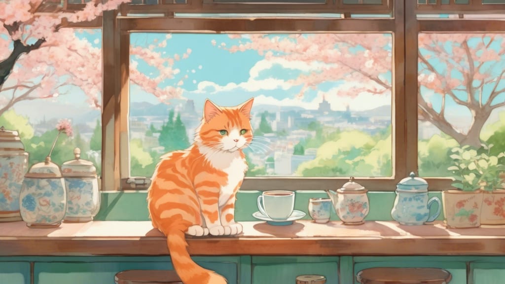 保護猫カフェ 和み猫 - Cat Cafe Cafe in Ebetsu, Japan