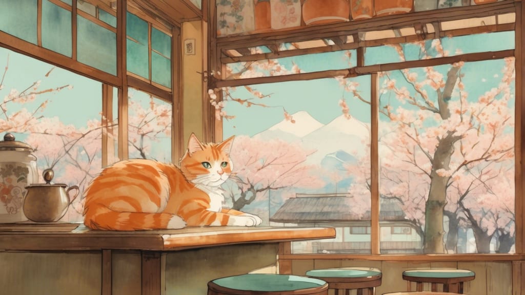 Neko Cafe Keurig (Daimyo store) - Cat Cafe Cafe in Fukuoka, Japan
