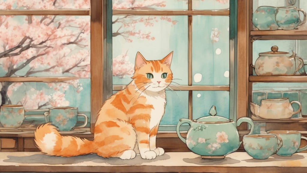 猫の喫茶店whisper - Cat Cafe Cafe in Nakano City, Japan