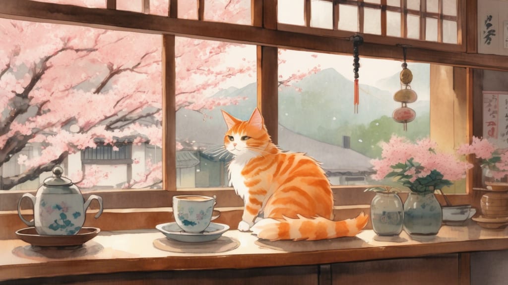 Nekogura - Cat Cafe Cafe in Kyoto, Japan
