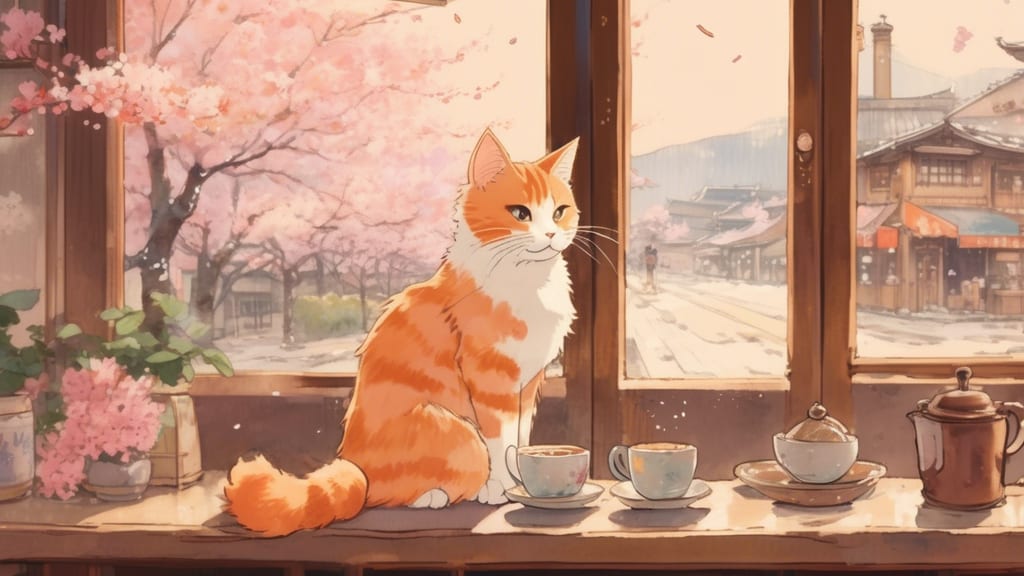 猫カフェ ｢にゃんこ｣ - Cat Cafe Cafe in Numazu, Japan