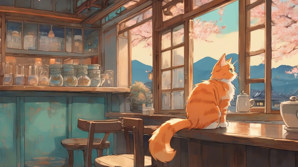 ミフネビル - Cat Cafe Cafe in Himeji, Japan