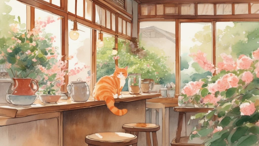 ニャンズカンパニー - Cat Cafe Cafe in Tomiya, Japan